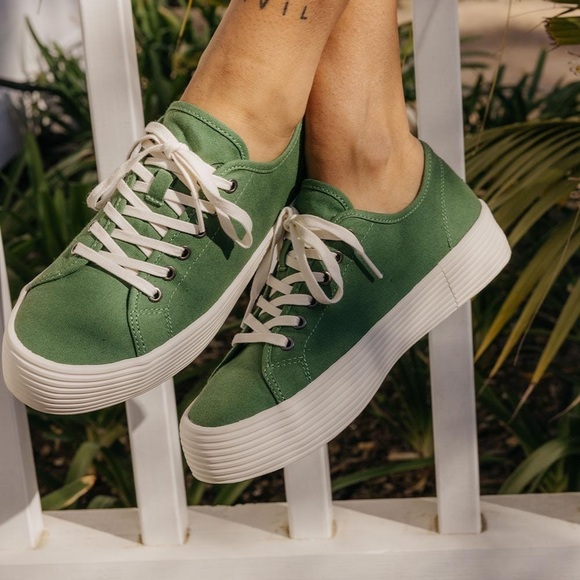 SeaVees Shoes 
Womens Monterey Platform Cactus Cotton Canvas Size 9 - Picture 12 of 16